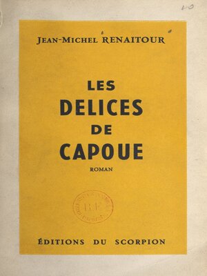cover image of Les délices de Capoue
